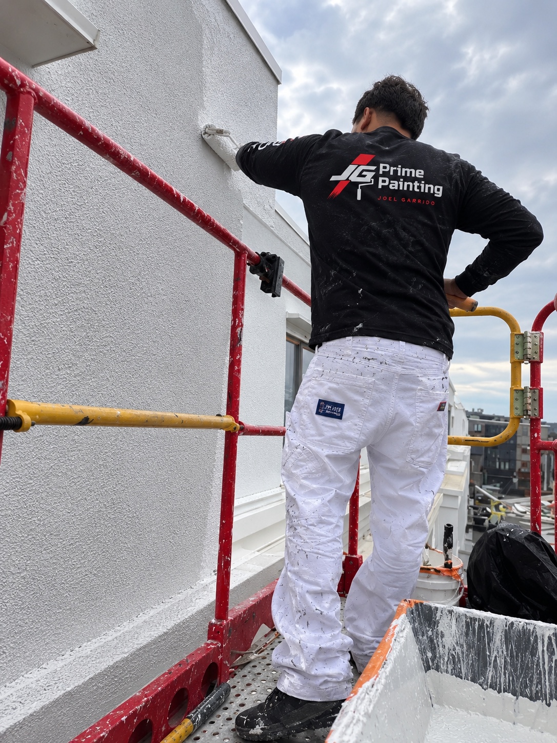 JG Prime Painting professional painter at work