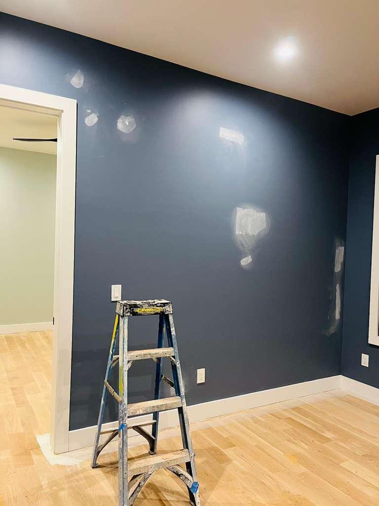 Interior before painting
